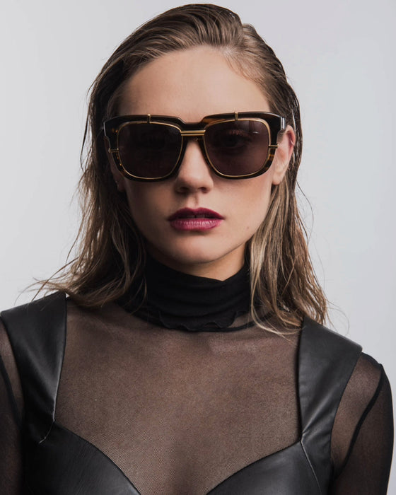 image of sunglasses model SAINT OWEN SAINT OWEN Sunglasses BRAZEN tortoise | brown