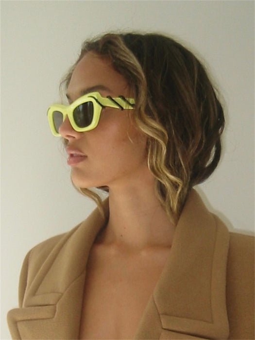 image of sunglasses model SAINT OWEN SAINT OWEN Sunglasses MEDUSA citron | grey