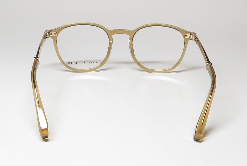Philipp Plein Vpp057 Plein Gold Silhouette Eyeglasses