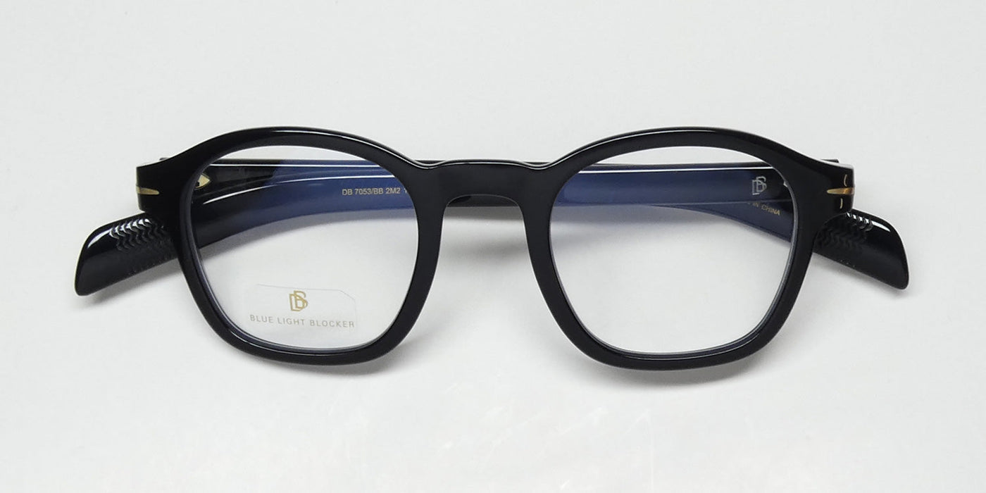 David Beckham 7053/Bb Light Blue Technology Eyeglasses