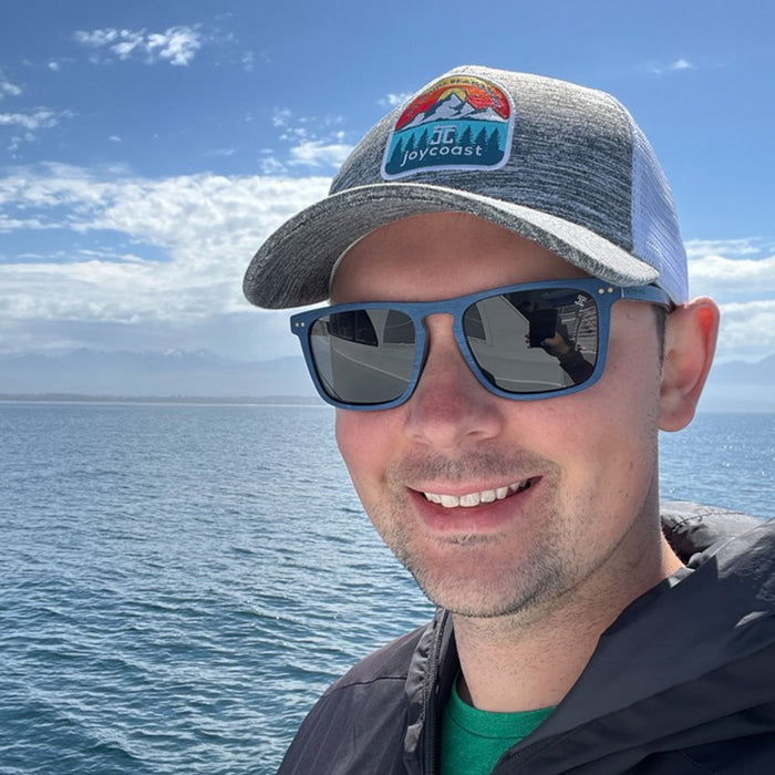 Blu Maple Wood Wayfinder Sunglasses | Polarized | Joycoast