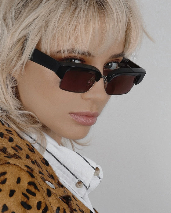 SAINT OWEN Sunglasses GRACE Black | Brown