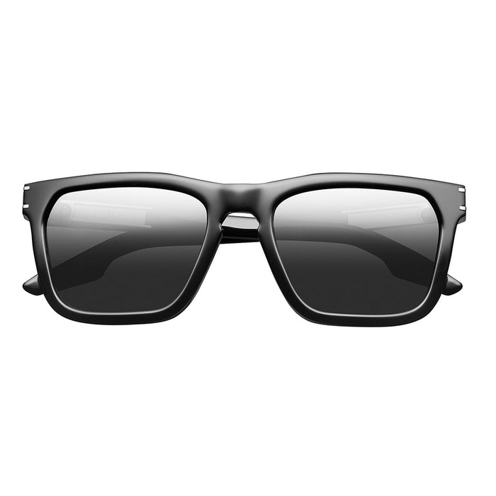 IVI VISION Sunglasses GRAVITAS - Polished Black - Brushed Aluminum / Grey AR Lens