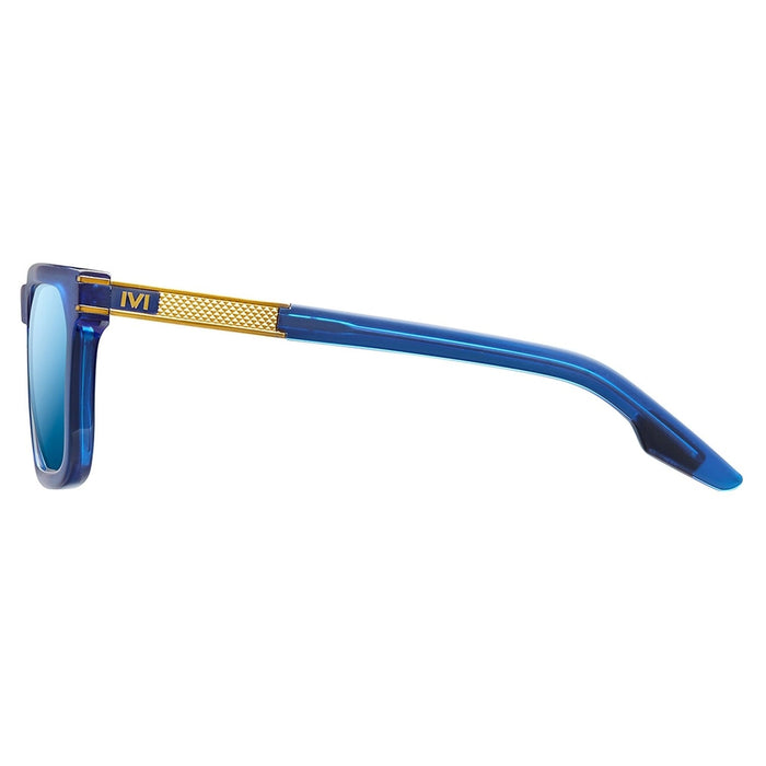 IVI VISION Sunglasses GRAVITAS - Polished Black - Brushed Aluminum / Grey AR Lens