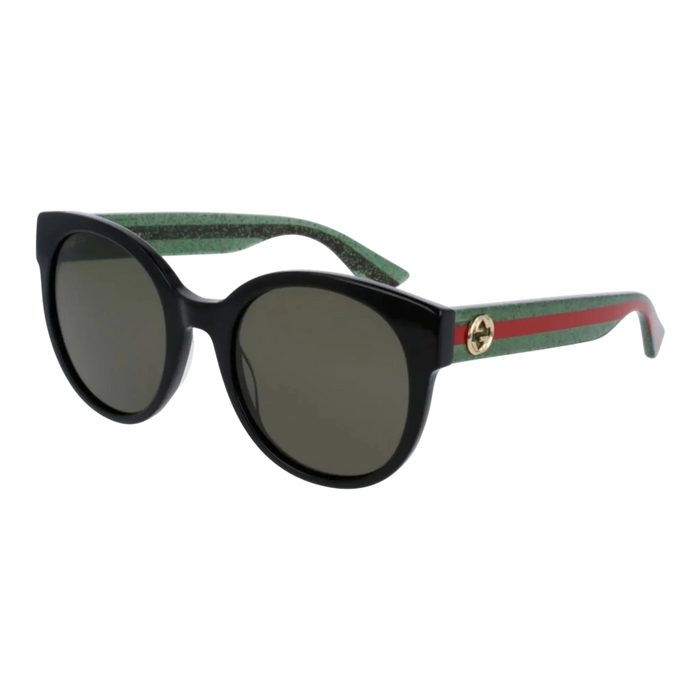 Gucci GG0035SN Women Sunglasses Black/Green