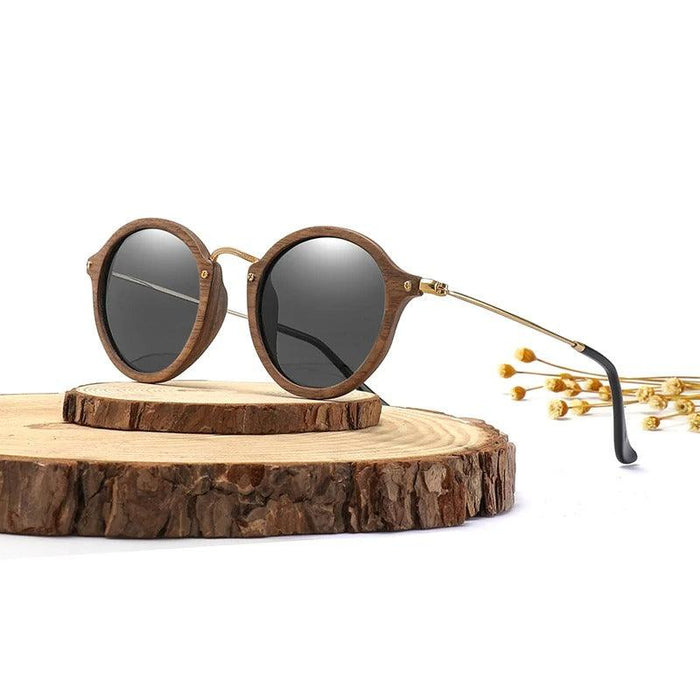 Modern Ultralight Women Men Polarized Sunglasses Wooden