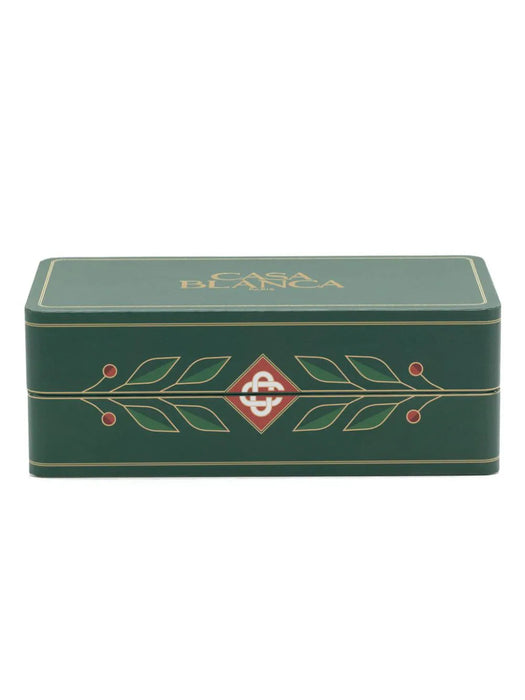 Casablanca Unisex Gold Plated Monogram Plaque Sunglasses