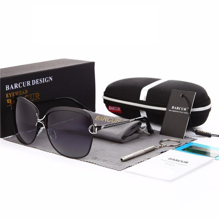 BARCUR Polarized Oversized Modern Sunglasses