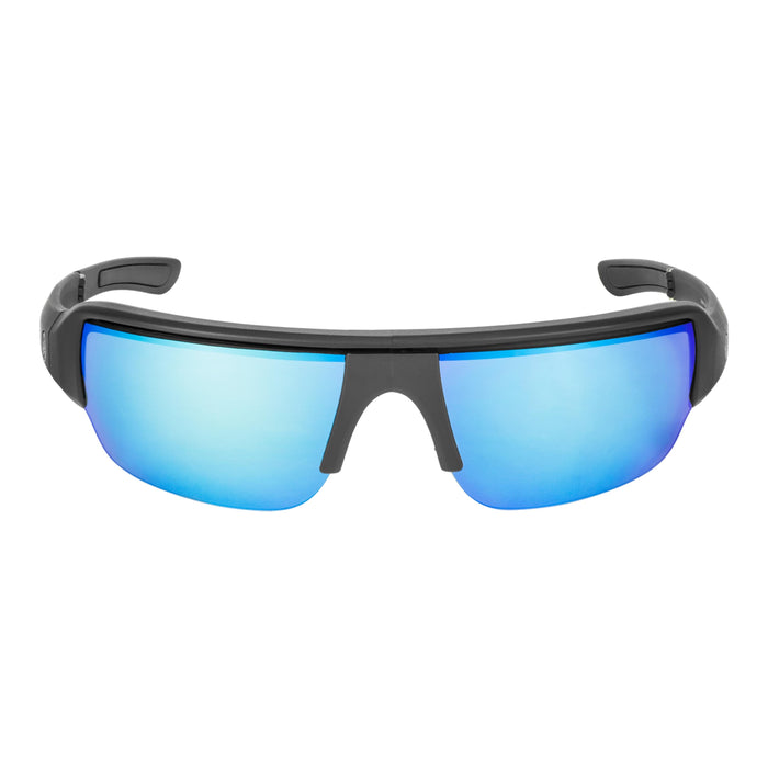 POPGUN | Polarized, Matte Black, Blue Mirror