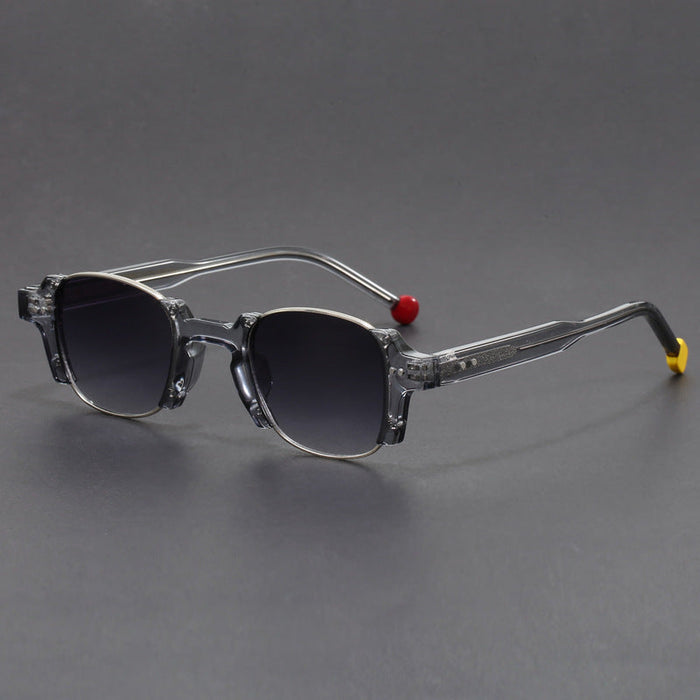European And American Retro Pin Sun Glasses Korean Hong Kong Style Square Frame Sunglasses