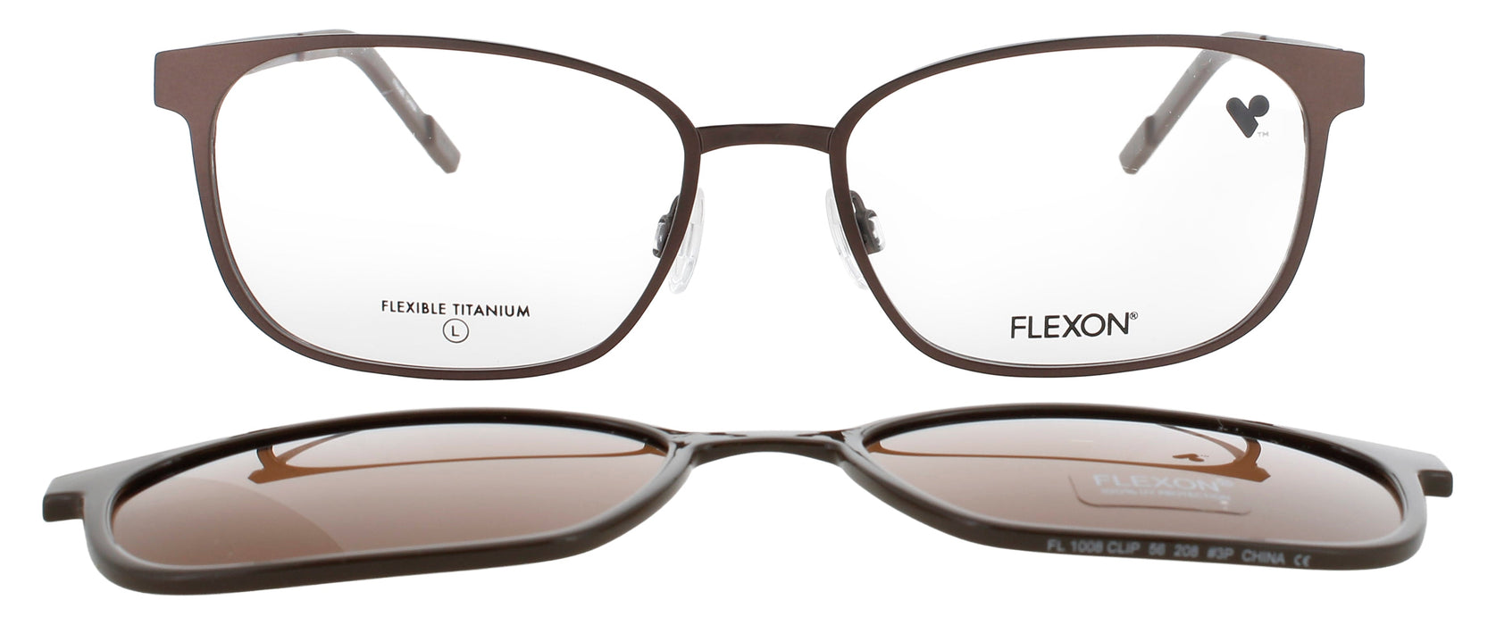 Flexon Flx1008mag-Set Eyeglasses