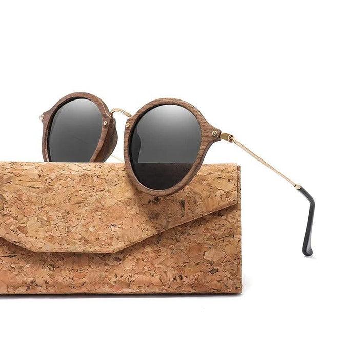 Modern Ultralight Women Men Polarized Sunglasses Wooden