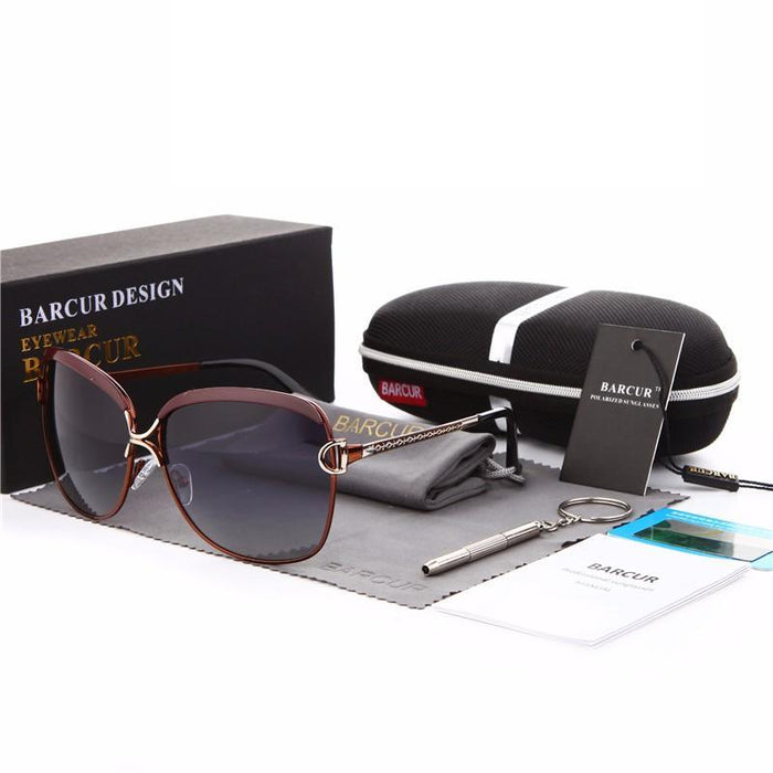 BARCUR Polarized Oversized Modern Sunglasses
