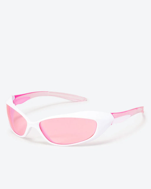 GLEAMLEY ZANE - Pink Lenses, Translucent Pink Frame - Product image