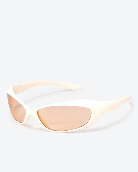 ZANE - Champagne Lenses, Brown Frame