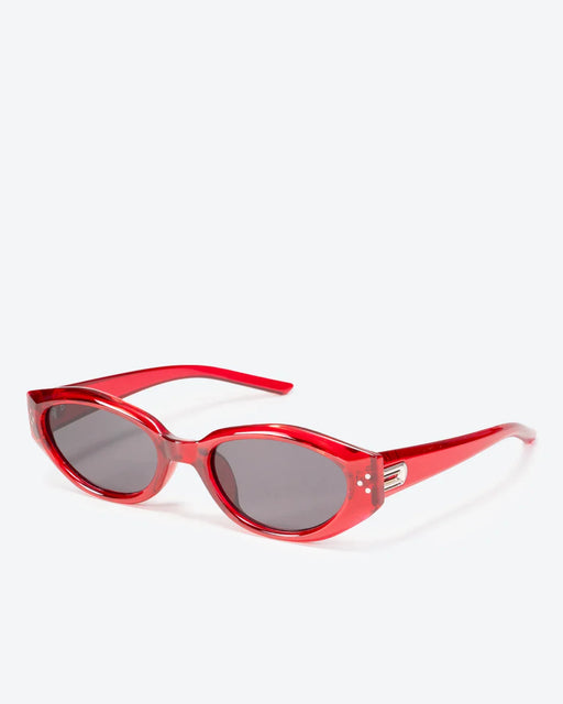 GLEAMLEY VEGA - Black Lenses, Translucent Red Frame - Product image