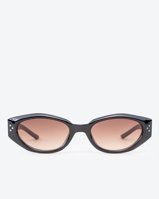 GLEAMLEY VEGA - Brown Gradient Lenses, Black Frame - Product image