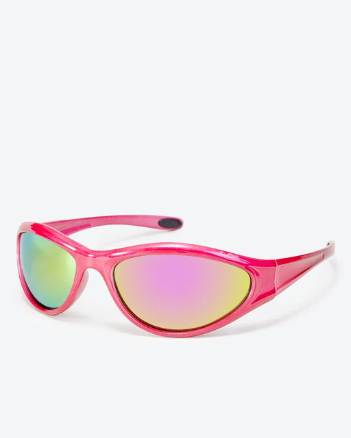 GLEAMLEY STELLA - Ruby Mirrored Lenses, Red Frame - Product image