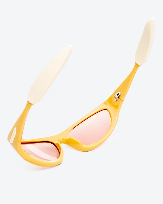 ELECTRA - Pastel Pink Polarized Lenses, Butter Frame