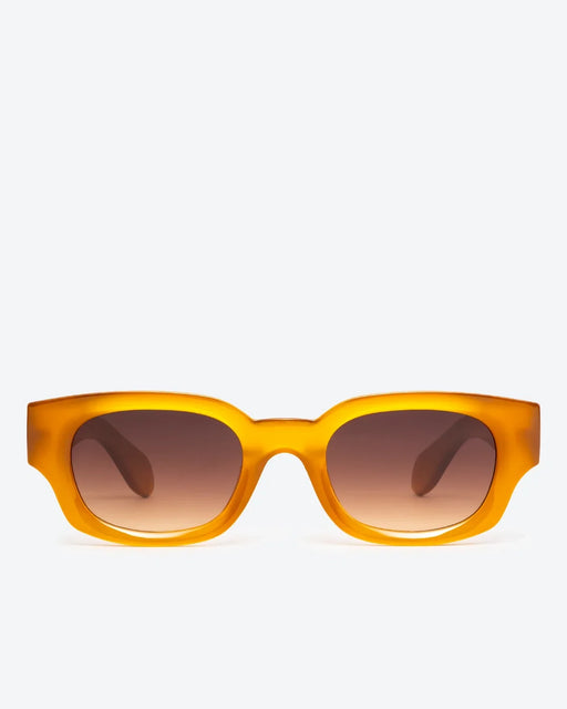 GLEAMLEY CHASE - Purple Gradient Lenses, Transparent Yellow Frame - Product image