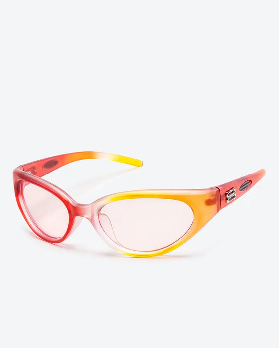 ALLURE - Pastel Pink Lenses, Multicolor Red Frame