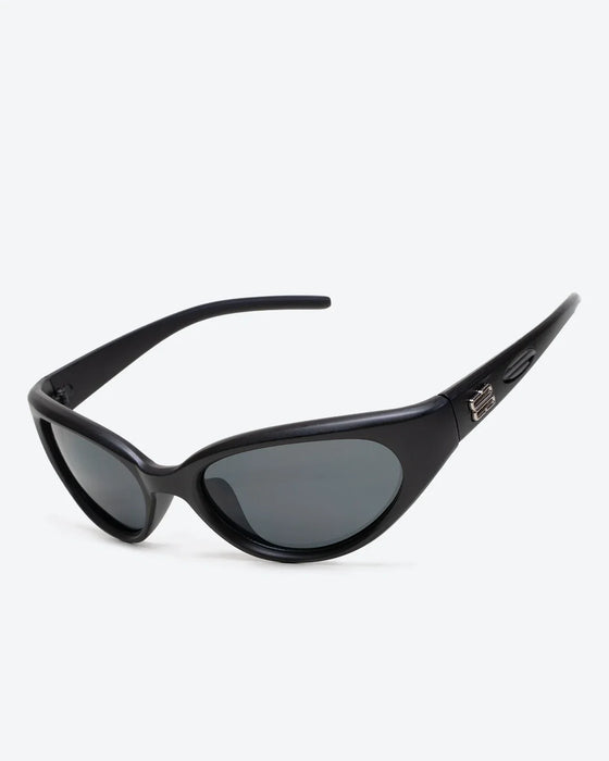 ALLURE - Black Lenses, White Frame