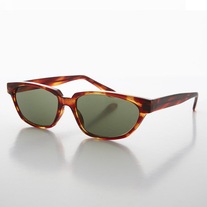 image of sunglasses model SUNGLASS MUSEUM SUNGLASS MUSEUM Rectangular Horn Rim Unisex Vintage Sunglass - Abbot