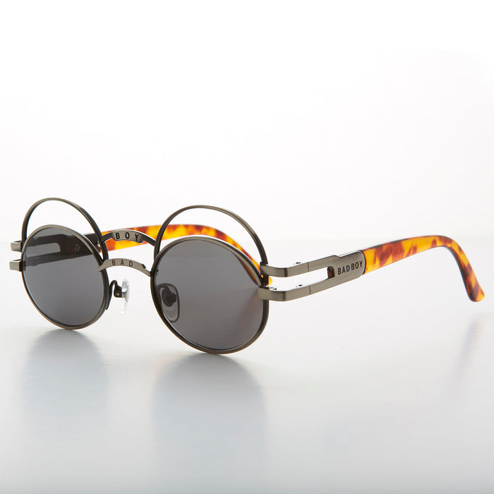 SUNGLASS MUSEUM Futuristic Oval Sunglass with Double Eyelid - Ace