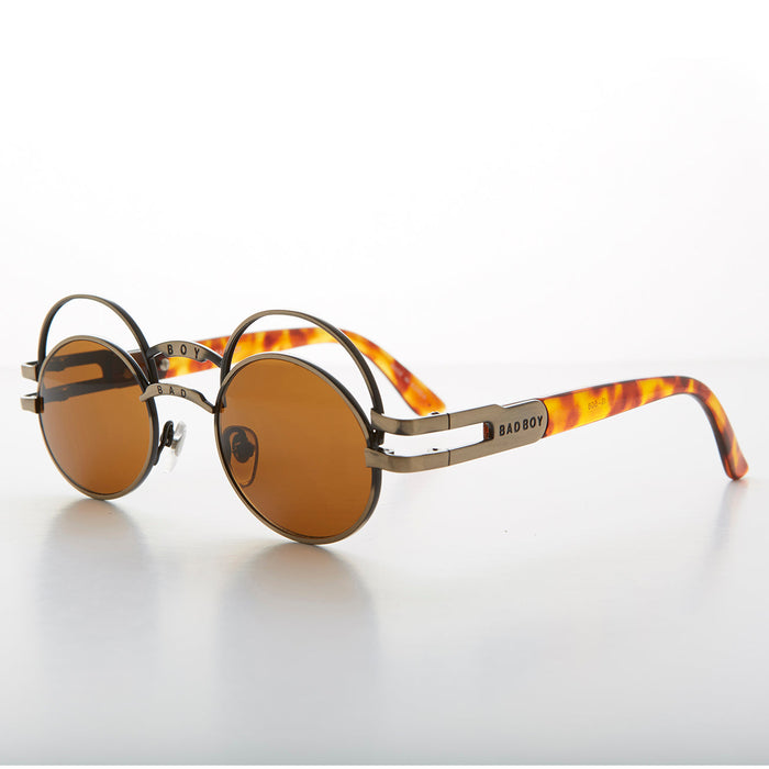 SUNGLASS MUSEUM Futuristic Oval Sunglass with Double Eyelid - Ace