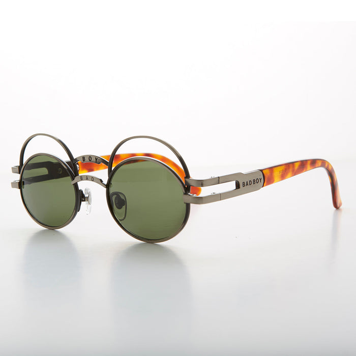 SUNGLASS MUSEUM Futuristic Oval Sunglass with Double Eyelid - Ace