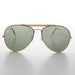 SUNGLASS MUSEUM Original Brow Bar Aviator Sunglass with Glass Lens Vintage - Connelly - Product image