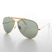 SUNGLASS MUSEUM Original Brow Bar Aviator Sunglass with Glass Lens Vintage - Connelly - Product image