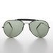 SUNGLASS MUSEUM Original Brow Bar Aviator Sunglass with Glass Lens Vintage - Connelly - Product image