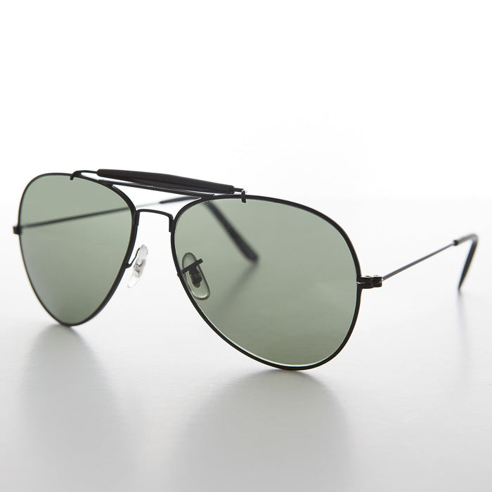 SUNGLASS MUSEUM Original Brow Bar Aviator Sunglass with Glass Lens Vintage - Connelly - Product image