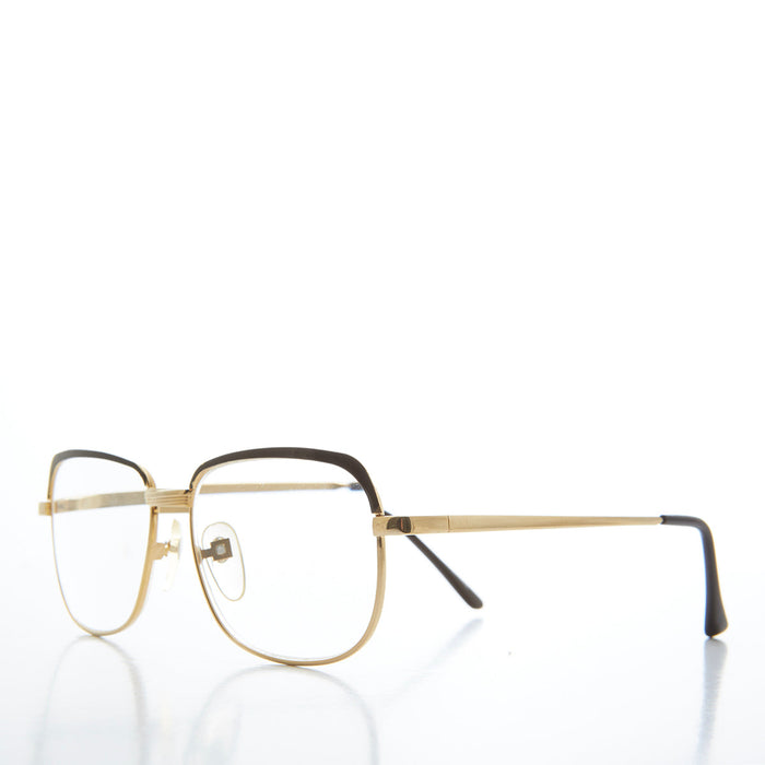 Square Two-Tone Vintage Reading Glasses - Ainsley