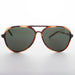 image of sunglasses model SUNGLASS MUSEUM SUNGLASS MUSEUM Classic Vintage Aviator Sunglass with Glass Lens - Air Boss