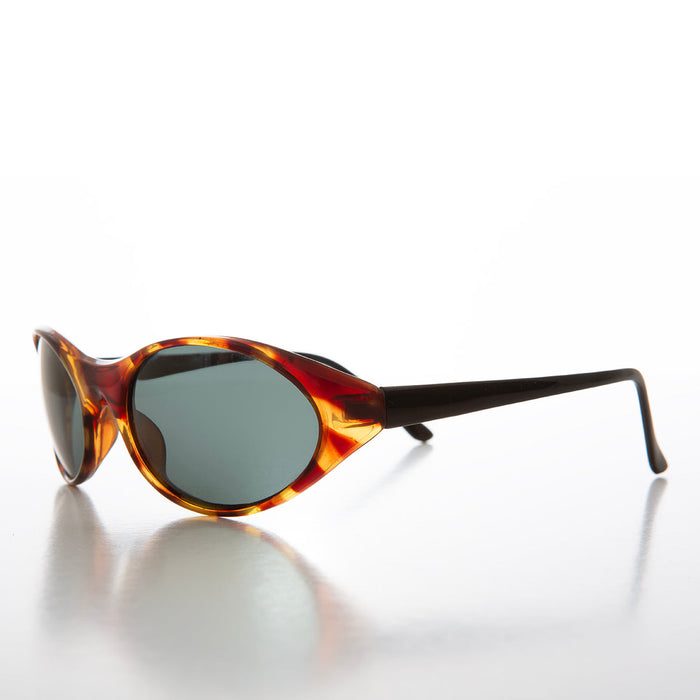 SUNGLASS MUSEUM Bug Eye Goggle Wrap Vintage Sunglass - Skip