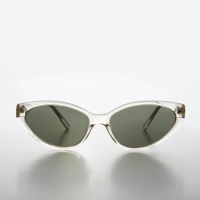 SUNGLASS MUSEUM Shallow Lens Extreme Cat Eye Sunglass - Alexa
