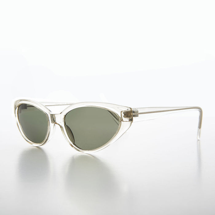 SUNGLASS MUSEUM Shallow Lens Extreme Cat Eye Sunglass - Alexa