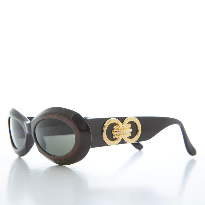 SUNGLASS MUSEUM Classic Chunky Oval Women's Sunglasses - Alicia