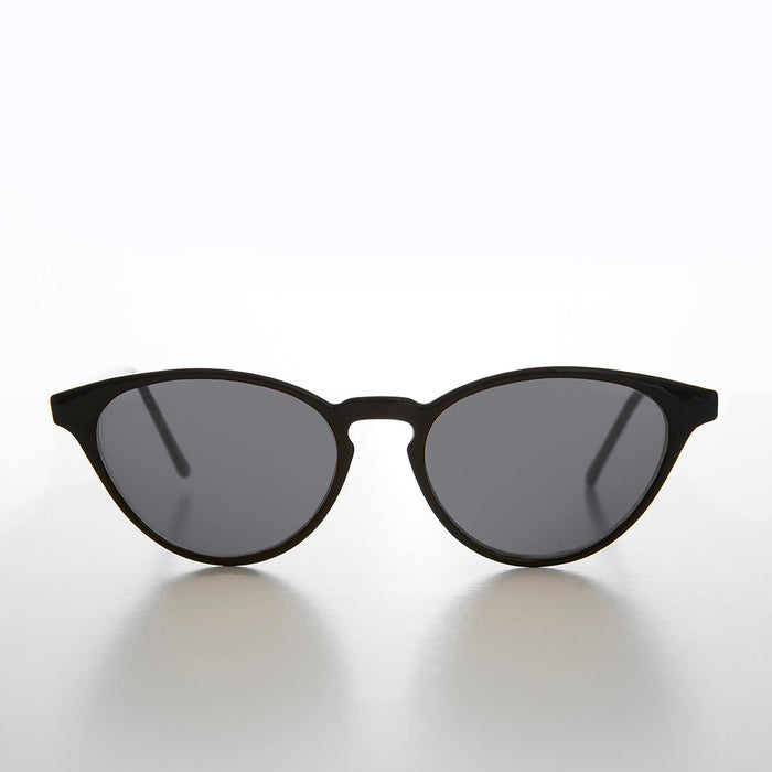 SUNGLASS MUSEUM Women's Round Cat Eye Sunglass with Keyhole Bridge - Allie