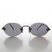 SUNGLASS MUSEUM Oval Rimless Minimalistic Vintage Sunglasses - Alpha - Product image
