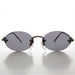 SUNGLASS MUSEUM Oval Rimless Minimalistic Vintage Sunglasses - Alpha - Product image