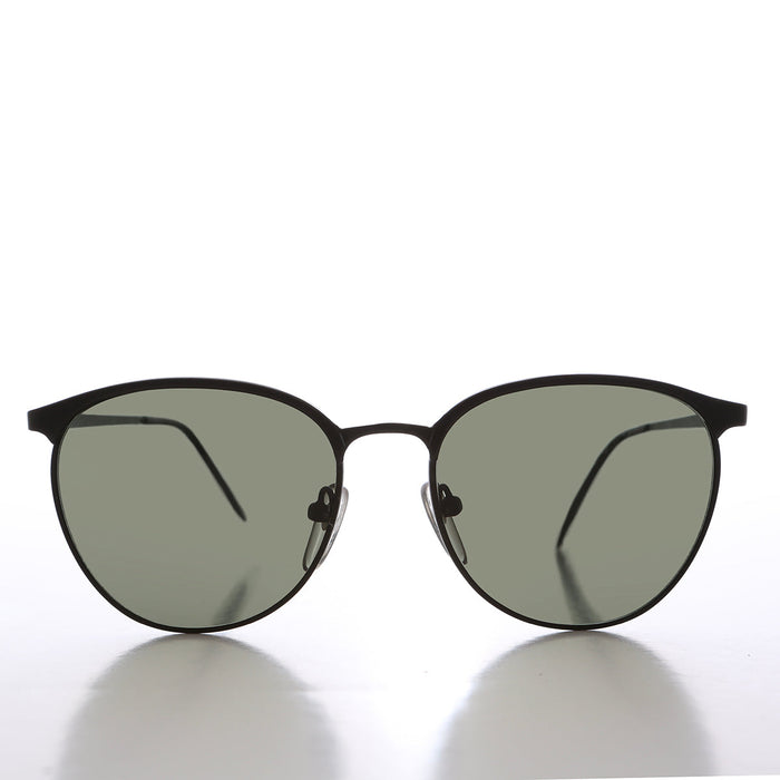 SUNGLASS MUSEUM Metal 90s Horn Rim Sunglasses - Amherst