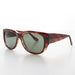 SUNGLASS MUSEUM Oversized Square Bold Vintage Sunglass - Anna - Product image