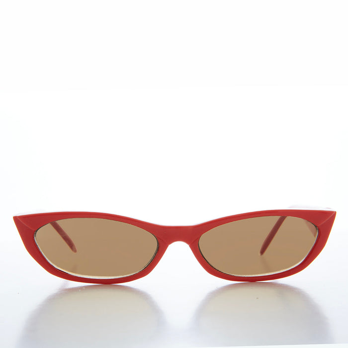 SUNGLASS MUSEUM 90s Edgy Slim Vintage Sunglasses - Anton