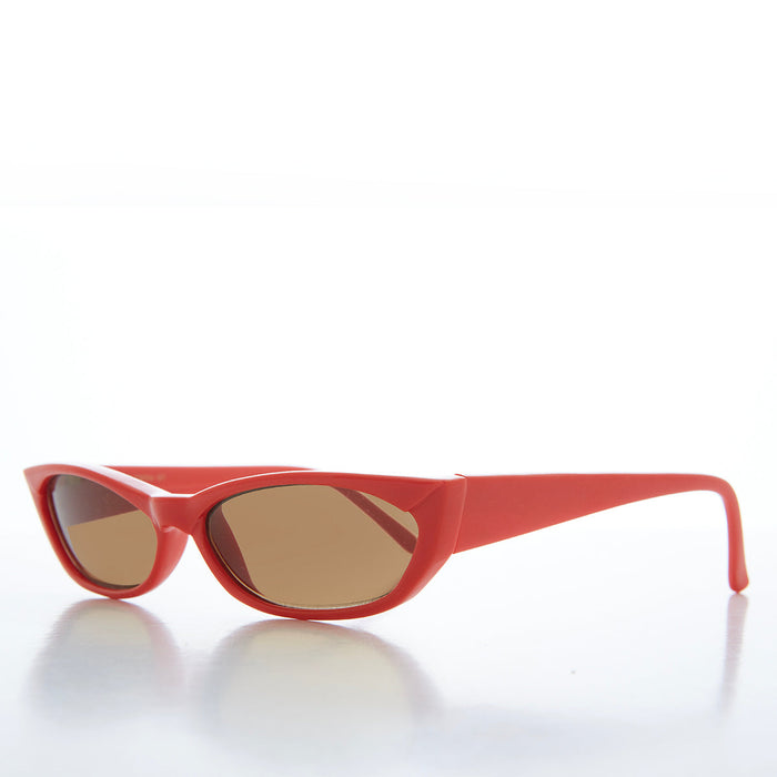 SUNGLASS MUSEUM 90s Edgy Slim Vintage Sunglasses - Anton