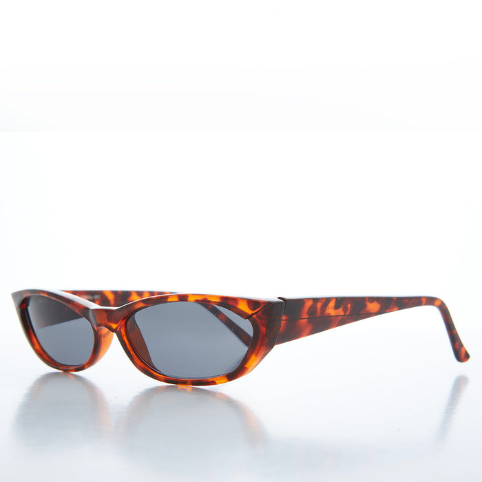 SUNGLASS MUSEUM 90s Edgy Slim Vintage Sunglasses - Anton