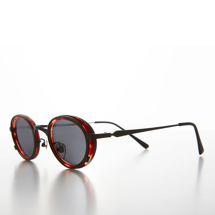 SUNGLASS MUSEUM Oval 90s Vintage Sunglass - Atomic