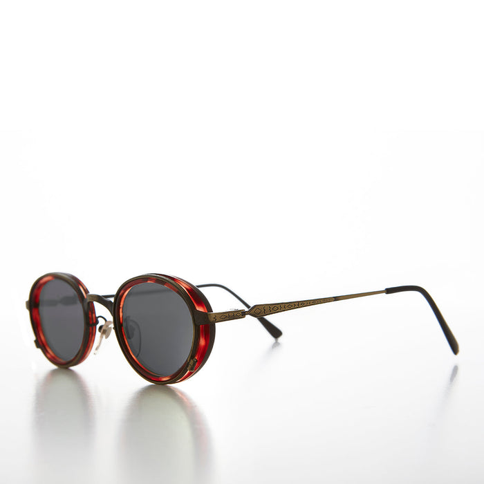 SUNGLASS MUSEUM Oval 90s Vintage Sunglass - Atomic